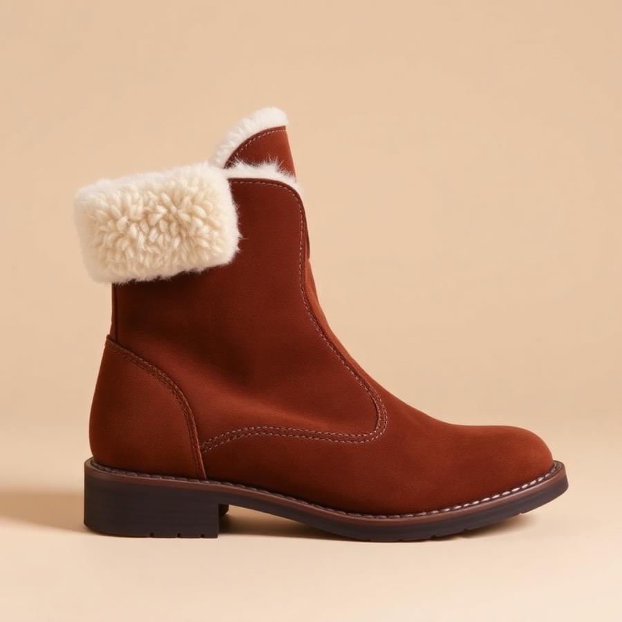 Vionic Sidewalk Men's Lace Boot in Walnut