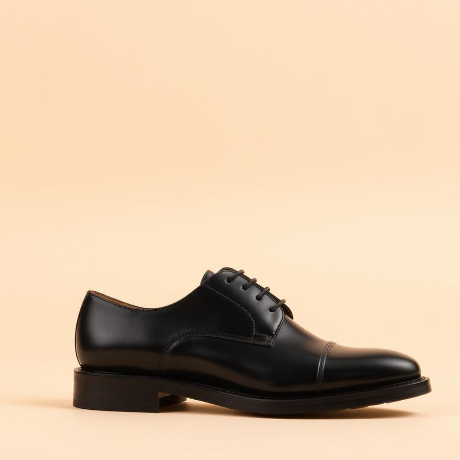 Ecco Boardroom Men's Cap-Toe Oxford in Black