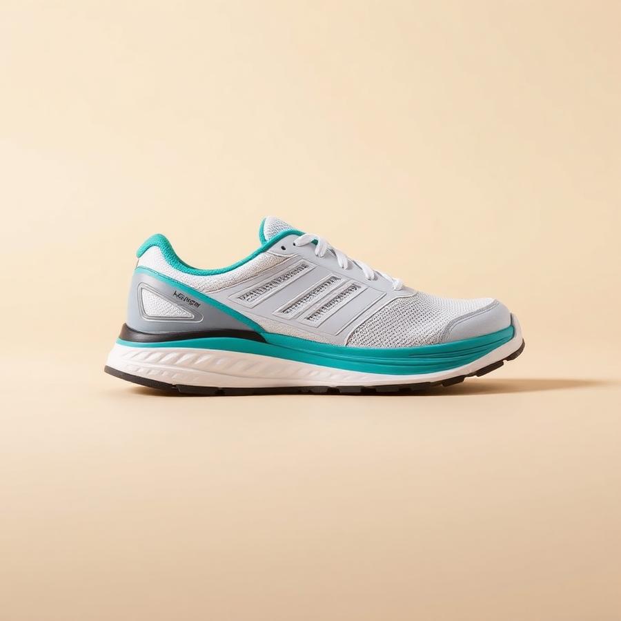 Hoka Cloudline 10 Women's Running Shoe in White / Teal