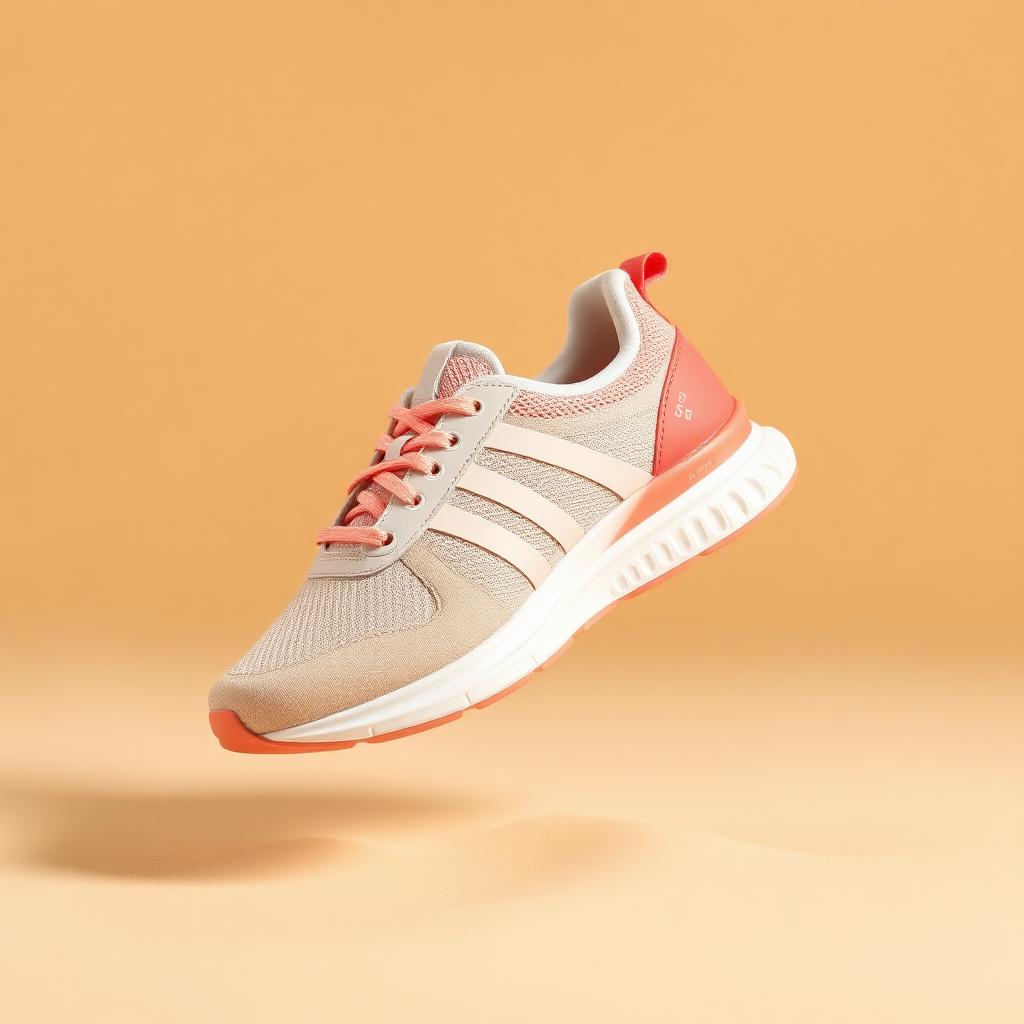 Brooks Tempo Rise Women's Trainer in Coral / Ivory